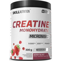 Skill Nutrition Creatine Monohydrate Micronized Berry Blast 300gr