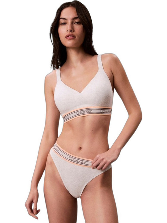 Calvin Klein Μπουστάκι χωρίς Μπανέλα Γκρι LV00QF8879-P74