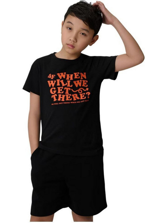 4F Παιδικό T-Shirt Κοντομάνικο Μαύρο 4FJWSS26TTSHM2816-20S