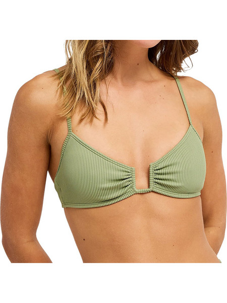 Roxy Love Bikini Top Τριγωνάκι Πράσινο Mint ERJX305629-GLD0