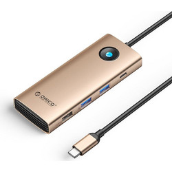 Orico USB-C Docking Station με HDMI PD Ethernet PW11-8PC-RG-EP