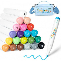 Ohuhu Washable Μαρκαδόροι Ζωγραφικής Σετ 24 Χρώματα