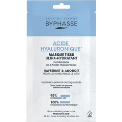 Byphasse Hyaluronic Acid Ultra-Moisturizing Μάσκα Προσώπου για Αντιγήρανση & Ενυδάτωση με Υαλουρονικό 18ml