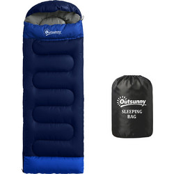 Outsunny Sleeping Bag Μονό Καλοκαιρινό Navy Μπλε A20-586V00NU
