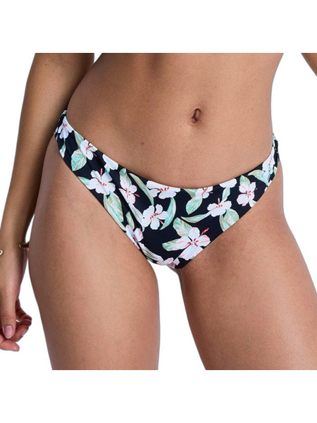 Roxy Essentials Bikini Brazil Floral Μαύρο ERJX405242-KVJ2