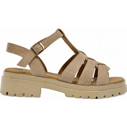 Ragazza Γυναικεία Σανδάλια Suede Μπεζ 0544