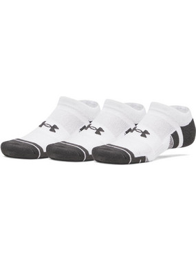 Under Armour Performance Ανδρικές Κάλτσες Κοντές με Σχέδια Λευκές 3Pack 6015136-100