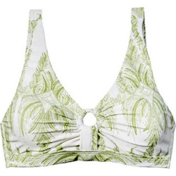 Solano Bikini Top Μπουστάκι Λευκό Πράσινο 1501D