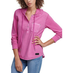 DKNY Γυναικείο Χειμερινό Top Φούξια E0KFMHNF-POM