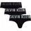 Calvin Klein Ανδρικά Σλιπ Βαμβακερά Μαύρα 3Pack 000NB3607A-ZDO