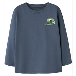 Name It Cool Monster Παιδικό T-Shirt Μακρυμάνικο Μπλε Ανθρακί 13259689