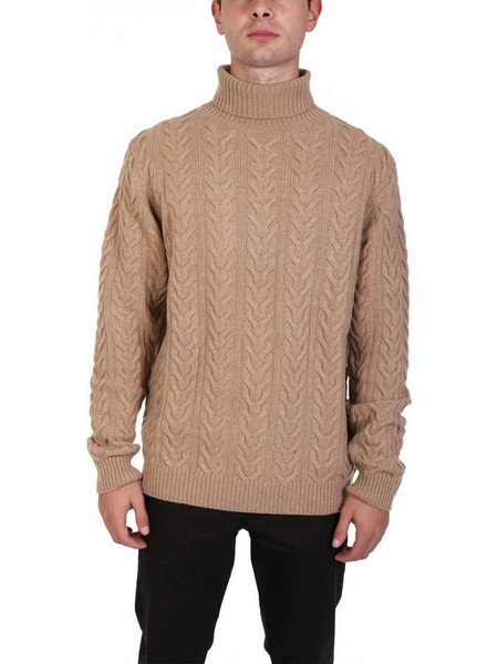 Baldessarini Ανδρική Πλεκτή Μπλούζα Ζιβάγκο Μπεζ B4.30090.52548-117