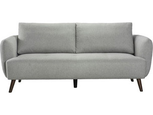 Ravenna Senegal Misty Sand Τριθέσιος Καναπές Γκρι 206x92x88cm SAND206