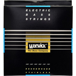 Warwick Black Label Σετ 6 Χορδές Ηλεκτρικού Μπάσου Stainless Steel 25-135" Medium Tension