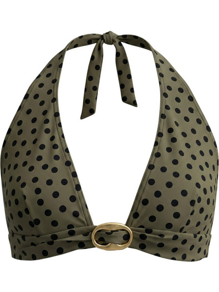 Livia Bikini Top Τριγωνάκι Χακί SIYAM-HAMACA-ZFL97