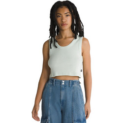 Vans Γυναικείο Καλοκαιρινό Crop Top Ριπ Τιρκουάζ VN000G3J-CHF