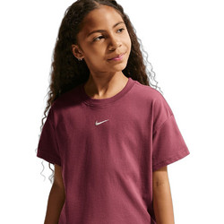 Nike Παιδικό T-Shirt Κοντομάνικο Μπορντό Μωβ FZ5559-654