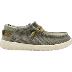 Jeep Samoa Wallabee Knit Ανδρικά Μοκασίνια Boat Shoes Μπεζ JM61115A105