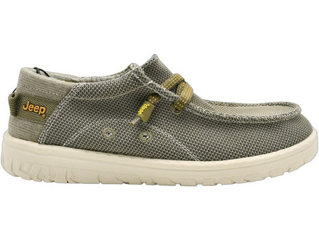 Jeep Samoa Wallabee Knit Ανδρικά Μοκασίνια Boat Shoes Μπεζ JM61115A105