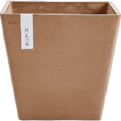 Ecopots Roterdam Γλάστρα Τετράγωνη Πλαστική Τερακότα 50x50x44cm ERO74.005.50TR