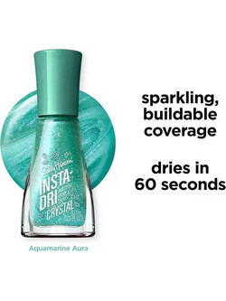 Sally Hansen 121 Aquamarin Aura Gloss Βερνίκι Νυχιών Quick Dry 9ml