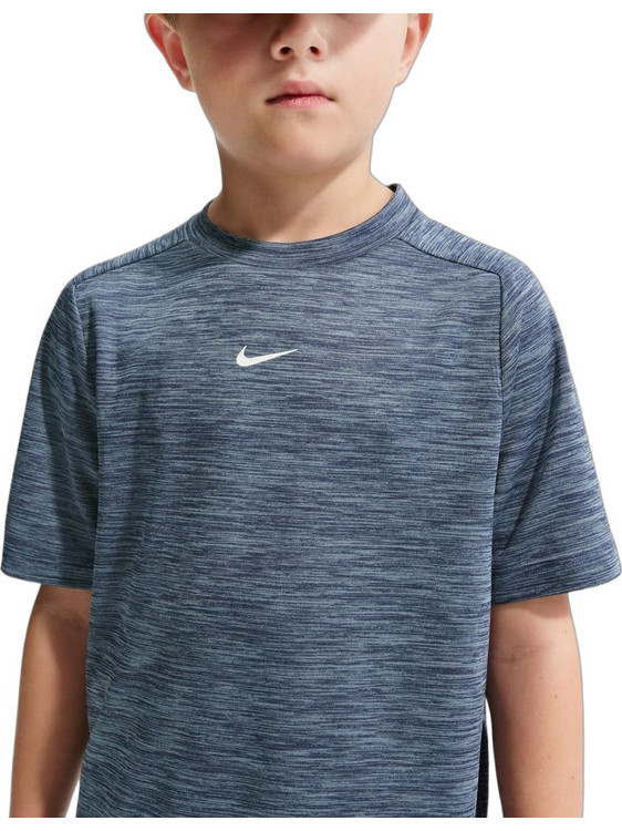 Nike Dri-Fit Παιδικό T-Shirt Κοντομάνικο Γκρι HJ3771-413