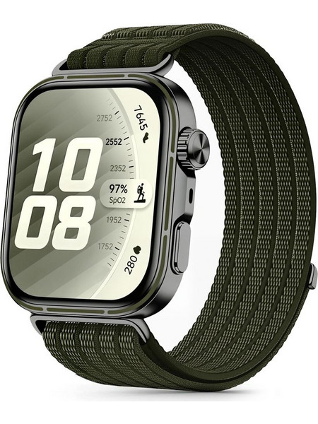 Tech-Protect Nylon Λουράκι Υφασμάτινο Military Green (Huawei Watch Fit 3 / 4 / 4 Pro / 5 / 5 Pro)