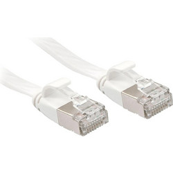 Lindy U/FTP Cat.6 Καλώδιο Δικτύου Ethernet 1m White 47541