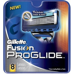 Gillette Fusion ProGlide Ανταλλακτικά Ξυραφάκια με Λιπαντική Ταινία 8τμχ
