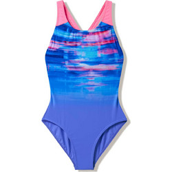 Speedo Αθλητικό Παιδικό Μαγιό Ολόσωμο για Κορίτσι Γαλάζιο Royal Blue Ροζ 8-002625005