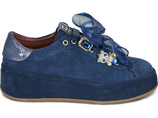 Gio+ Γυναικεία Sneakers Flatforms Μπλε OLIVA148