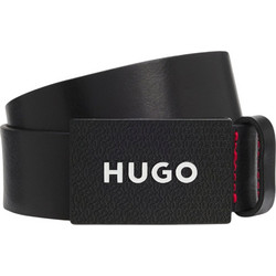 Hugo Boss Gilao-ZSz35 Ανδρική Ζώνη Δερμάτινη Μαύρη 50536879-001