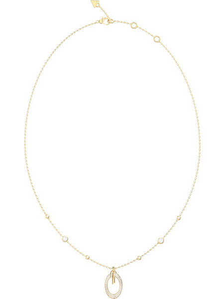 Guess Γυναικείο Κολιέ Κρίκος από Ατσάλι Xρυσό JUBN06340JWYGT