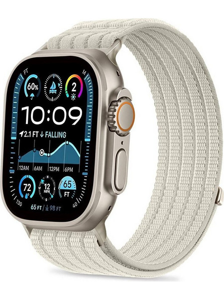 Tech-Protect Nylon Sport Λουράκι Υφασμάτινο Starlight (Apple Watch 44 / 45 / 46 / 49mm)