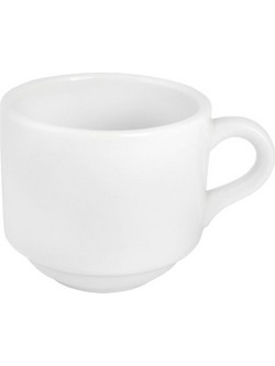 Max Home Φλιτζάνι Πορσελάνης Λευκό 150ml PR009PS253