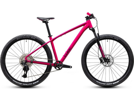 Cube Reaction Pro 2027 Mountain Bike 27.5" Αλουμινίου με 12 Ταχύτητες και Δισκόφρενα Φούξια