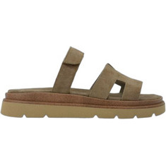 Tsakiris Mallas Γυναικεία Σανδάλια Suede Χακί W41009421-547