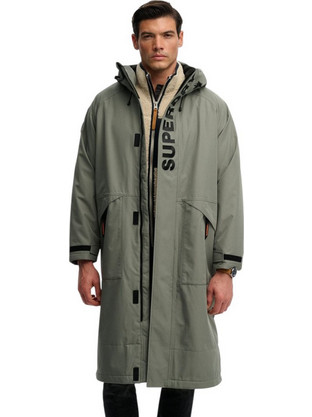 Superdry Ανδρικό Μπουφάν Χειμωνιάτικο Παρκά Χακί Y5012173A-G1V