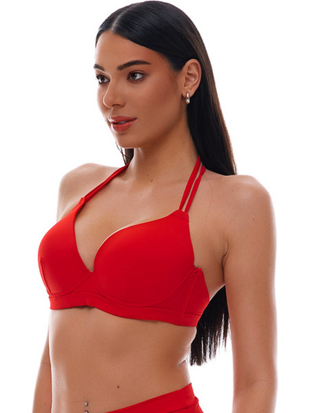 Bluepoint Bikini Top με Ενίσχυση Κόκκινο 26066095D-07