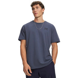 Under Armour EMB Heavyweight SS Ανδρικό Αθλητικό T-Shirt Μπλε 1373997-045