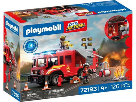 Playmobil City Action Πυροσβεστικό Όχημα Διάσωσης για 4+ Ετών 72193