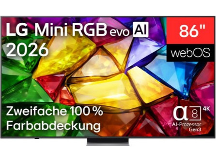 LG 86MRGB87B9B Smart Τηλεόραση 86" 4K UHD RGB-Mini LED HDR (2026)