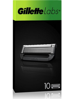 Gillette Labs Ανταλλακτικά Ξυραφάκια με 5 Λεπίδες & Λιπαντική Ταινία 10τμχ