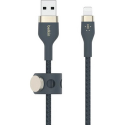 Belkin CAA010bt1MBL Braided USB-A to Lightning Cable 1m Blue