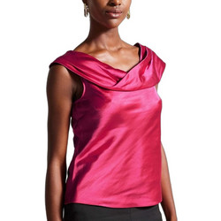 Ted Baker Deanaah Γυναικείο Καλοκαιρινό Top Σατέν Φούξια 271272