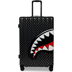 Sprayground Shinobi Sharks CL329 Βαλίτσα Μεγάλη 75x47x28cm με 4 Ρόδες Μαύρη
