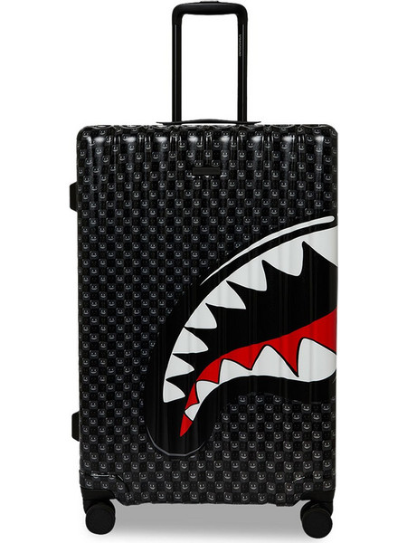 Sprayground Shinobi Sharks CL329 Βαλίτσα Μεγάλη 75x47x28cm με 4 Ρόδες Μαύρη