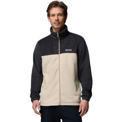 Columbia Ανδρική Ζακέτα Fleece με Φερμουάρ Μπεζ Μαύρη WM3220-274