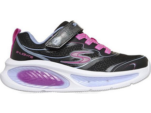 Skechers Παιδικά Sneakers με Φωτάκια Μαύρα Φούξια 303737LC-BKMT
