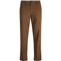 Jack & Jones Dylan Ανδρικό Παντελόνι Chino Ελαστικό Κανονική Εφαρμογή Σοκολατί 12288455